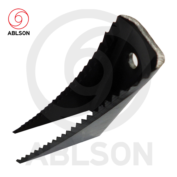 Rotary cultivator blade used combine harvester