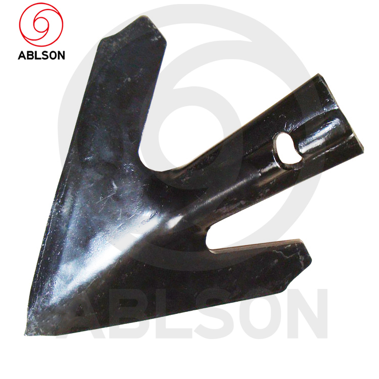 Tractor With Cultivator Blade 3-point
