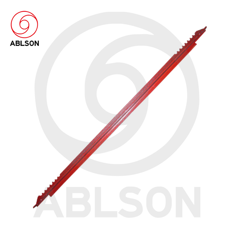 Rasp bar for lawn mower