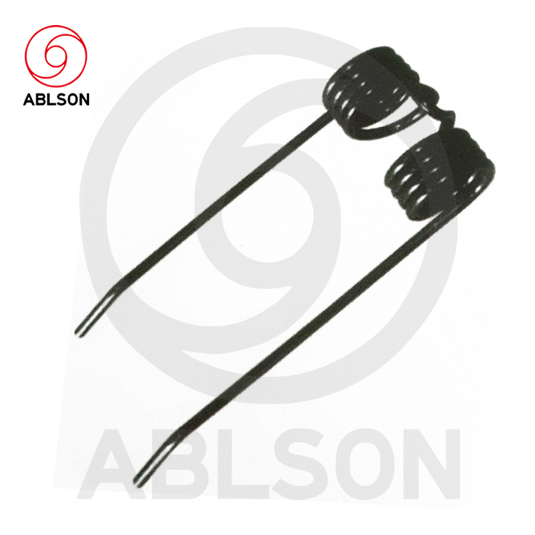 Spring tine for agricultural machinery parts