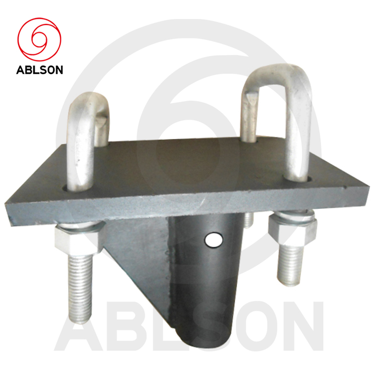 Steel bracket for hay loader