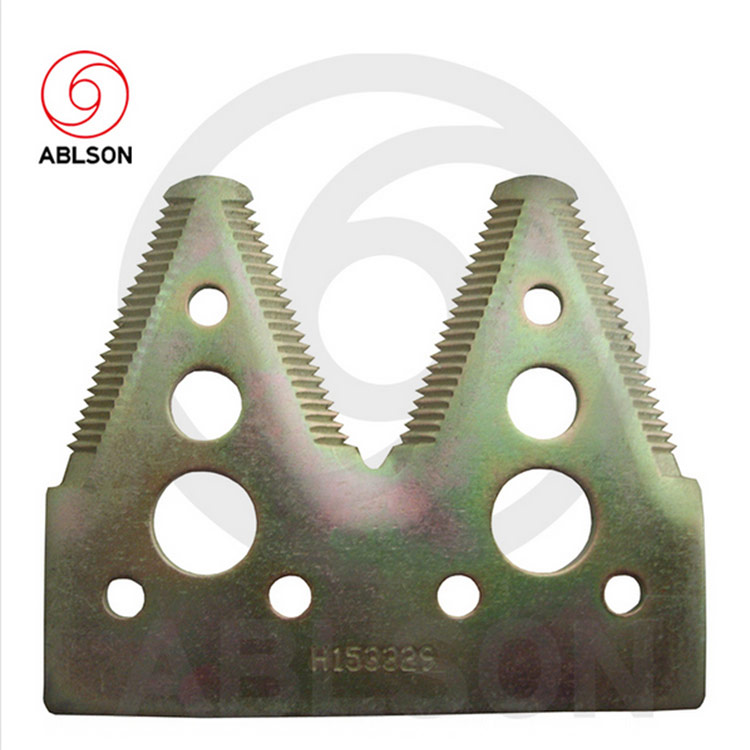 Cutting blade for combine harvester